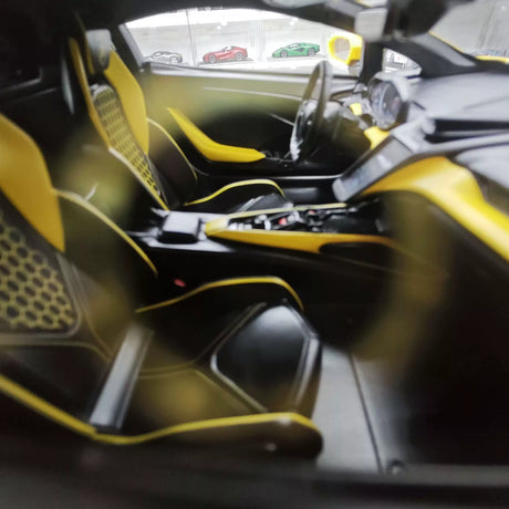 BBA Lamborghini 2023 Revuelto Amarelo 1:18 – Resina de Modelo de Resina de Coleção