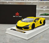 BBA Lamborghini 2023 Revuelto Yellow 1:18 – Resina da collezione per modelli in resina