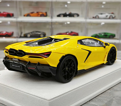 BBA Lamborghini 2023 Revuelto Amarelo 1:18 – Resina de Modelo de Resina de Coleção