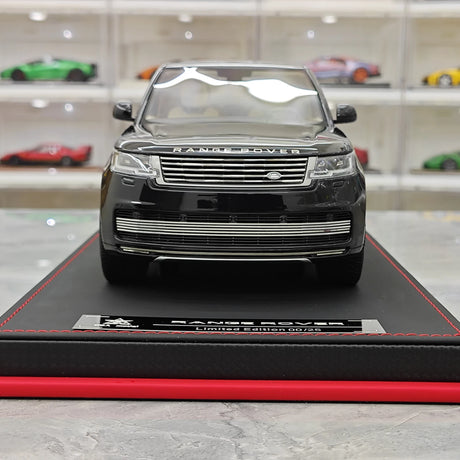 BBA Land Rover 2018 Range Rover Autobiografia LWB Black 1:18 – Resina Modelo de Resina de Coleção