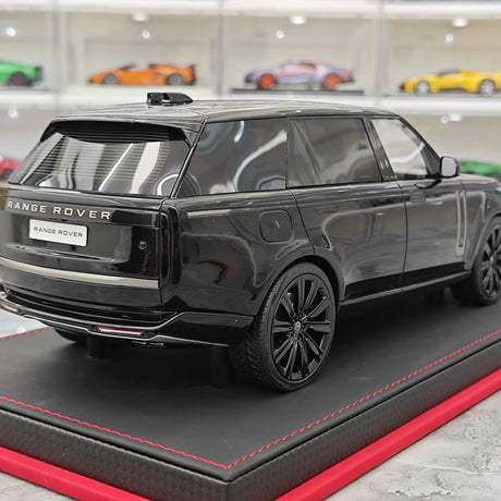 BBA Land Rover 2018 Range Rover Autobiografia LWB Black 1:18 – Resina Modelo de Resina de Coleção