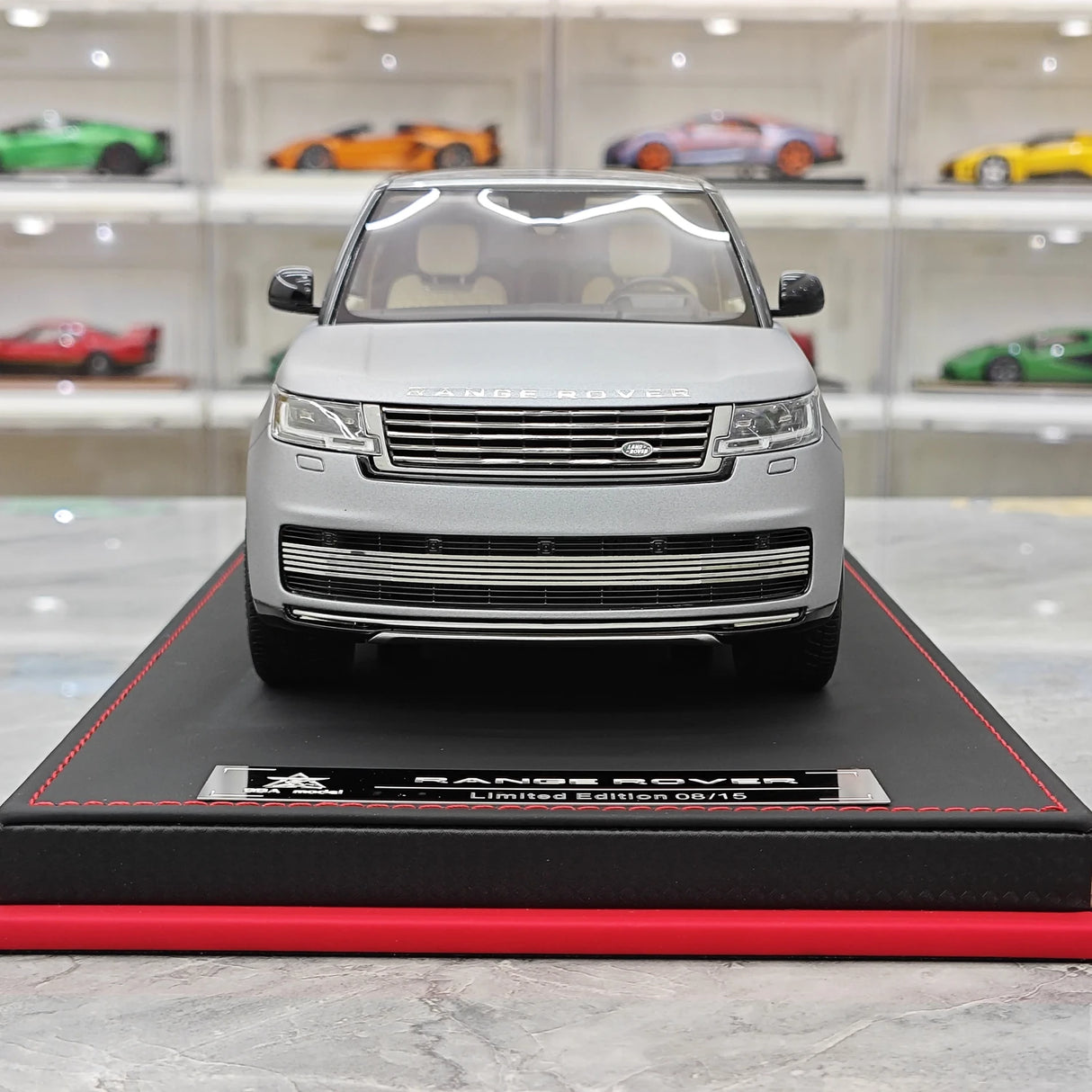 BBA Land Rover 2018 Range Rover Autobiografia LWB Gray 1:18 – Collezionabile Resina Modello di Resina