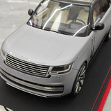 BBA Land Rover 2018 Range Rover Autobiografia LWB Gray 1:18 – Collezionabile Resina Modello di Resina