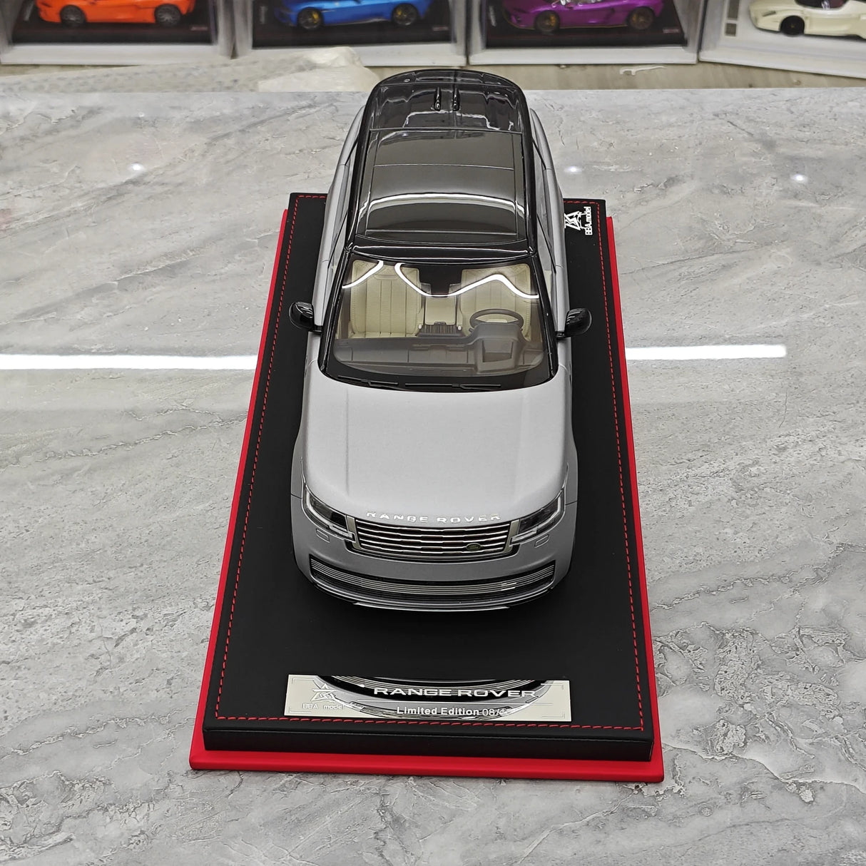 BBA Land Rover 2018 Range Rover Autobiografia LWB Gray 1:18 – Collezionabile Resina Modello di Resina