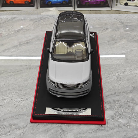 BBA Land Rover 2018 Range Rover Autobiografia LWB Gray 1:18 – Resina de Modelo de Resina de Coleção