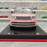 BBA Land Rover 2018 Range Rover SVAutobiography Long Wheelwalk Pink Pig 1:18 – Resina modello in resina da collezione