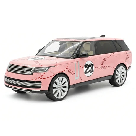 BBA Land Rover 2018 Range Rover SVAutobiography Long Wheelwalk Pink Pig 1:18 – Resina modello in resina da collezione
