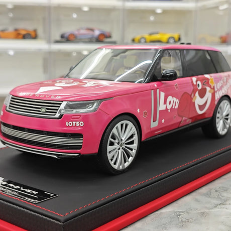BBA Land Rover 2018 Range Rover SVAutobiografia Orso Fragola a passo lungo 1:18 – Resina modello in resina da collezione