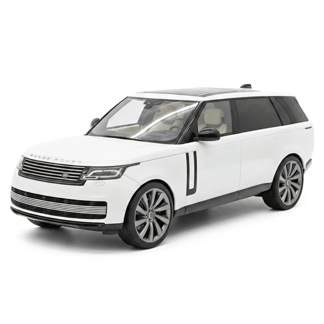 BBA Land Rover 2018 Range Rover SVAutobiografia Bianco a passo lungo 1:18 – Resina modello in resina collezionabile