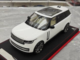 BBA Land Rover 2018 Range Rover SVAutobiografia Bianco a passo lungo 1:18 – Resina modello in resina collezionabile