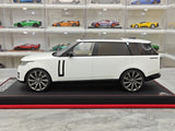 BBA Land Rover 2018 Range Rover SVAutobiografia Bianco a passo lungo 1:18 – Resina modello in resina collezionabile