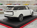 BBA Land Rover 2018 Range Rover SVAutobiografia Bianco a passo lungo 1:18 – Resina modello in resina collezionabile