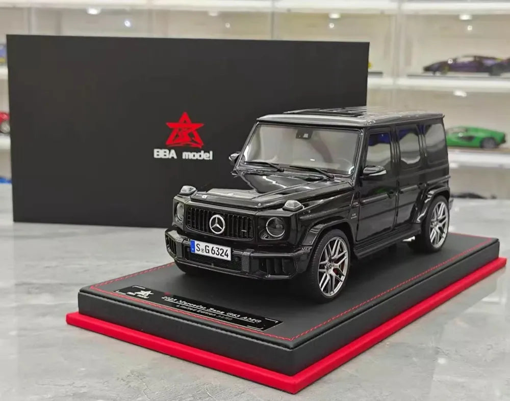 [BBA] 1:18 Mercedes-Benz 2025 G63 AMG Black Model Car Resin