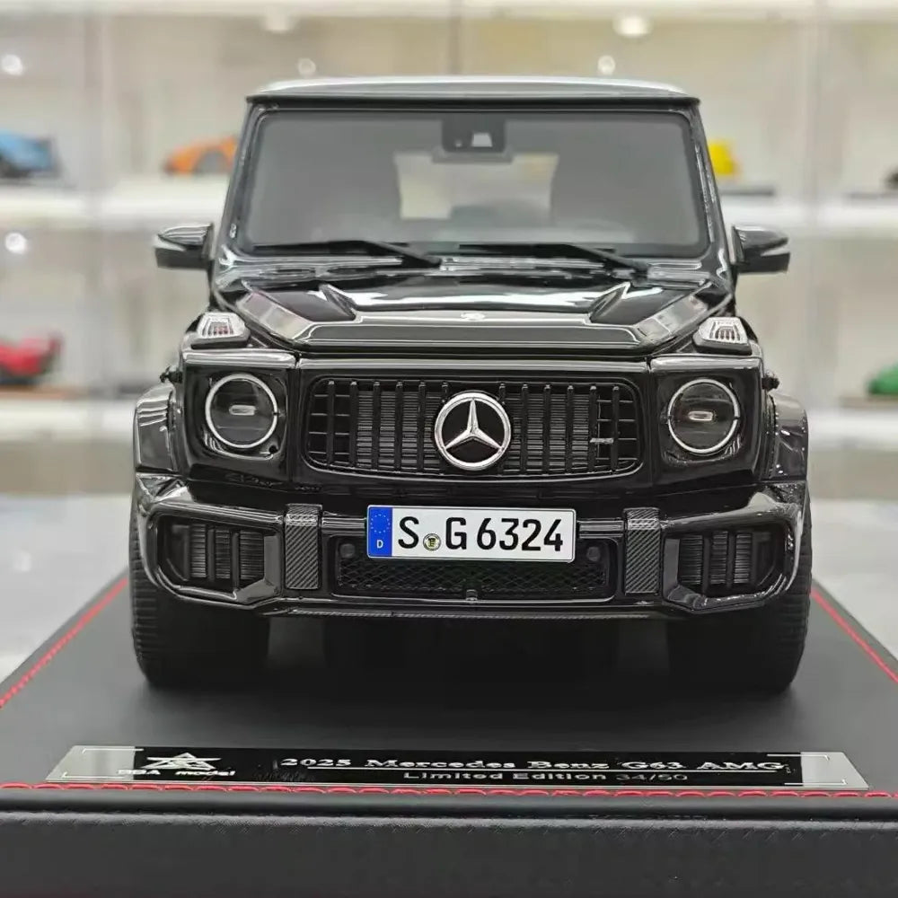 [BBA] 1:18 Mercedes-Benz 2025 G63 AMG Black Model Car Resin