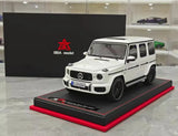 [BBA] 1:18 Mercedes-Benz 2025 G63 AMG White Model Car Resin