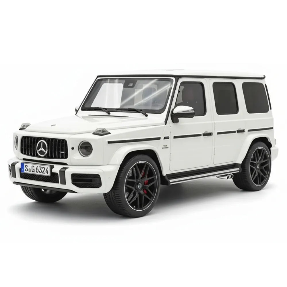 [BBA] 1:18 Mercedes-Benz 2025 G63 AMG White Model Car Resin