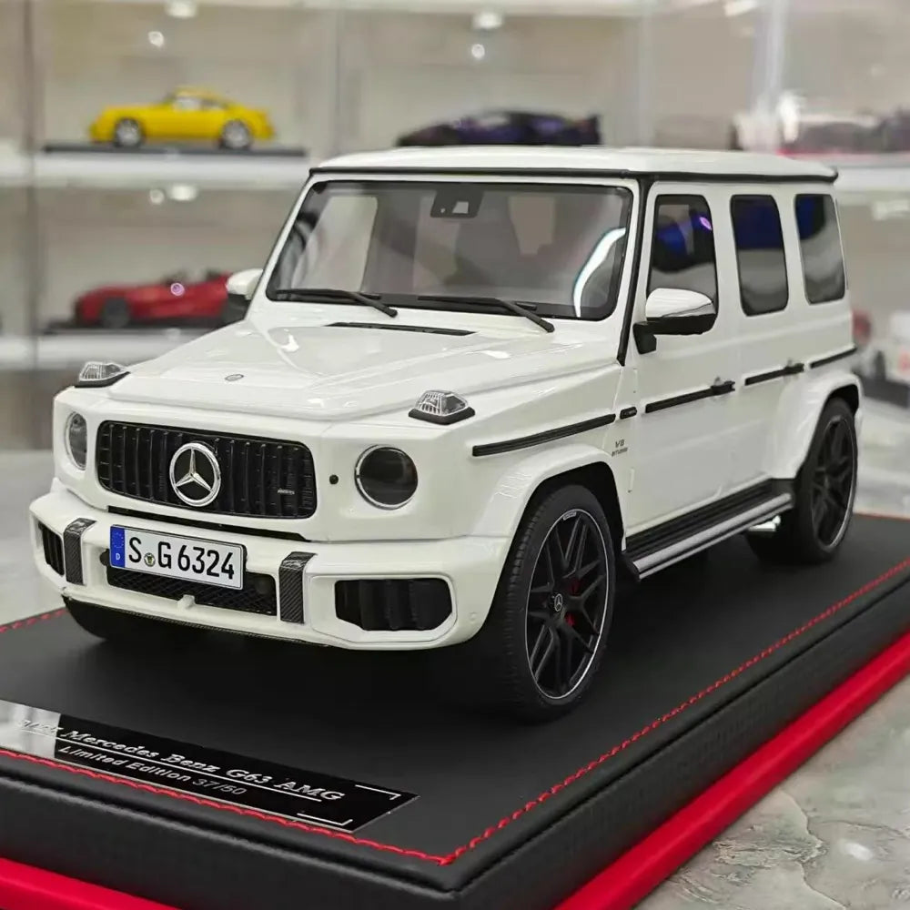[BBA] 1:18 Mercedes-Benz 2025 G63 AMG White Model Car Resin