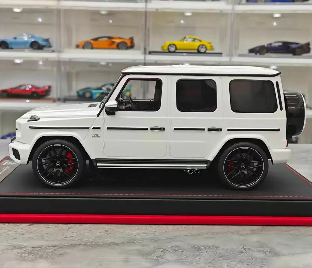 [BBA] 1:18 Mercedes-Benz 2025 G63 AMG White Model Car Resin