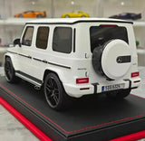 [BBA] 1:18 Mercedes-Benz 2025 G63 AMG White Model Car Resin