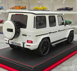 [BBA] 1:18 Mercedes-Benz 2025 G63 AMG White Model Car Resin