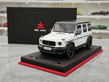 [BBA] 1:18 Mercedes-Benz 2025 G63 AMG White & Black Model Car Resin