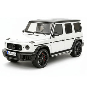 [BBA] 1:18 Mercedes-Benz 2025 G63 AMG White & Black Model Car Resin