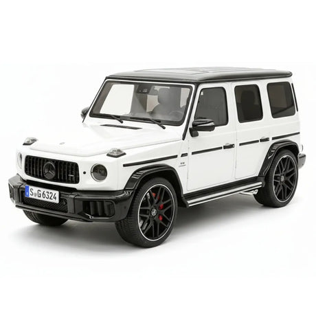 [BBA] 1:18 Mercedes-Benz 2025 G63 AMG White & Black Model Car Resin
