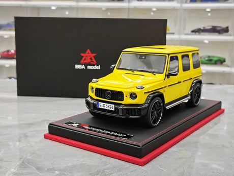 [BBA] 1:18 Mercedes-Benz 2025 G63 AMG Yellow Model Car Resin