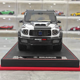 BBA Mercedes-Brabus 2025 G800 Camouflage Blue Badge 1:18 – Résine de modèle en résine de collection