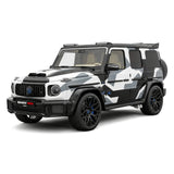 BBA Mercedes-Brabus 2025 G800 Camouflage Blue Badge 1:18 – Résine de modèle en résine de collection