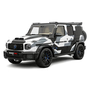 BBA Mercedes-Brabus 2025 G800 Camouflage bleu Badge 1:18 – voiture miniature de collection en résine