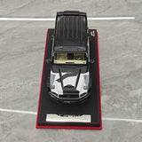 BBA Mercedes-Brabus 2025 G800 Camouflage Blue Badge 1:18 – Résine de modèle en résine de collection