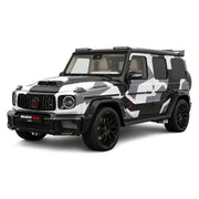 BBA Mercedes-Brabus 2025 G800 Camouflage rouge Badge 1:18 – voiture miniature de collection en résine