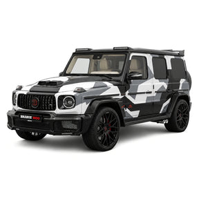 BBA Mercedes-Brabus 2025 G800 Camouflage Red Badge 1:18 – Résine de modèle en résine de collection