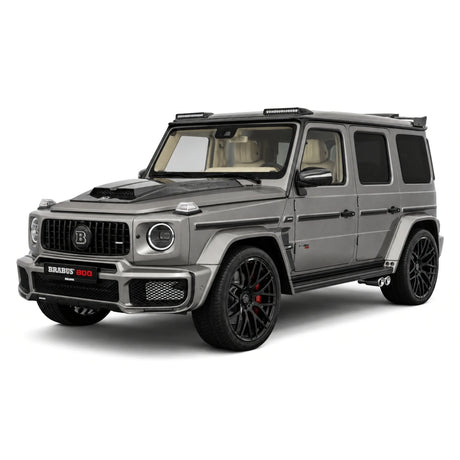 BBA Mercedes-Brabus 2025 G800 Frosted Gray 1:18 – Résine de modèle en résine de collection