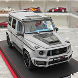 BBA Mercedes-Brabus 2025 G800 Matte Battle Gray 1:18 – Résine de modèle en résine de collection