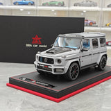 BBA Mercedes-Brabus 2025 G800 Matte Battle Gray 1:18 – Résine de modèle en résine de collection