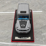 BBA Mercedes-Brabus 2025 G800 Matte Battle Gray 1:18 – Résine de modèle en résine de collection