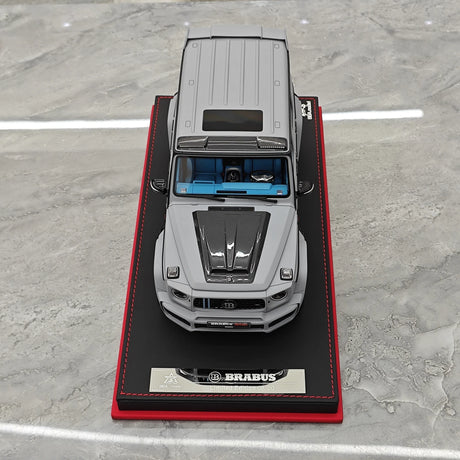 BBA Mercedes-Brabus 2025 G800 Matte Battle Gray 1:18 – Résine de modèle en résine de collection