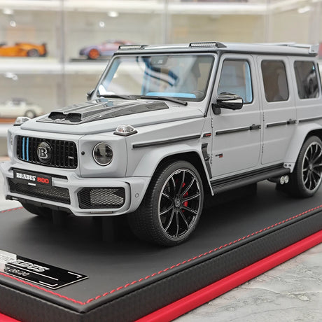 BBA Mercedes-Brabus 2025 G800 Matte Battle Gray 1:18 – Résine de modèle en résine de collection