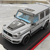 BBA Mercedes-Brabus 2025 G800 Matte Battle Gray 1:18 – Résine de modèle en résine de collection