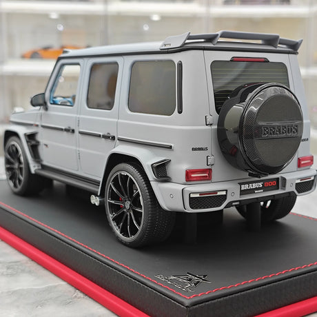 BBA Mercedes-Brabus 2025 G800 Matte Battle Gray 1:18 – Résine de modèle en résine de collection
