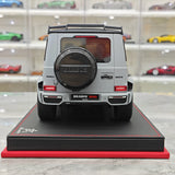 BBA Mercedes-Brabus 2025 G800 Matte Battle Gray 1:18 – Résine de modèle en résine de collection