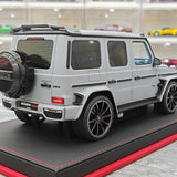 BBA Mercedes-Brabus 2025 G800 Matte Battle Gray 1:18 – Résine de modèle en résine de collection