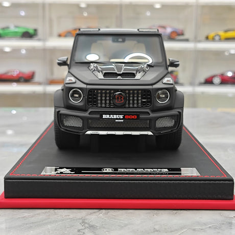 BBA Mercedes-Brabus 2025 G800 Noir mat 1:18 – Résine de modèle en résine de collection