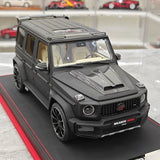 BBA Mercedes-Brabus 2025 G800 Noir mat 1:18 – Résine de modèle en résine de collection