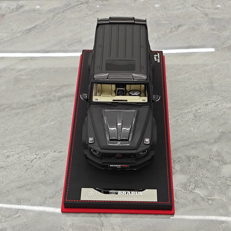 BBA Mercedes-Brabus 2025 G800 Noir mat 1:18 – Résine de modèle en résine de collection