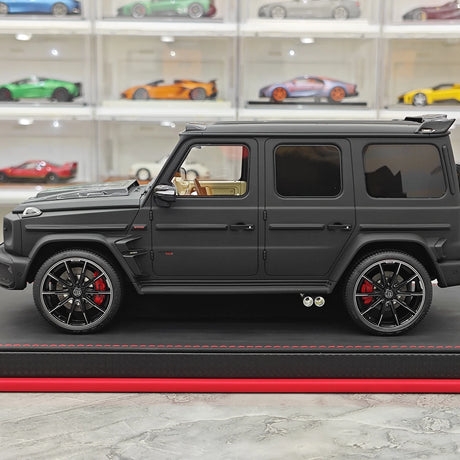 BBA Mercedes-Brabus 2025 G800 Noir mat 1:18 – Résine de modèle en résine de collection