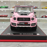 BBA Mercedes-Brabus 2025 G800 Matte Pink 1:18 – Résine modèle en résine de collection