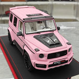 BBA Mercedes-Brabus 2025 G800 Matte Pink 1:18 – Résine modèle en résine de collection